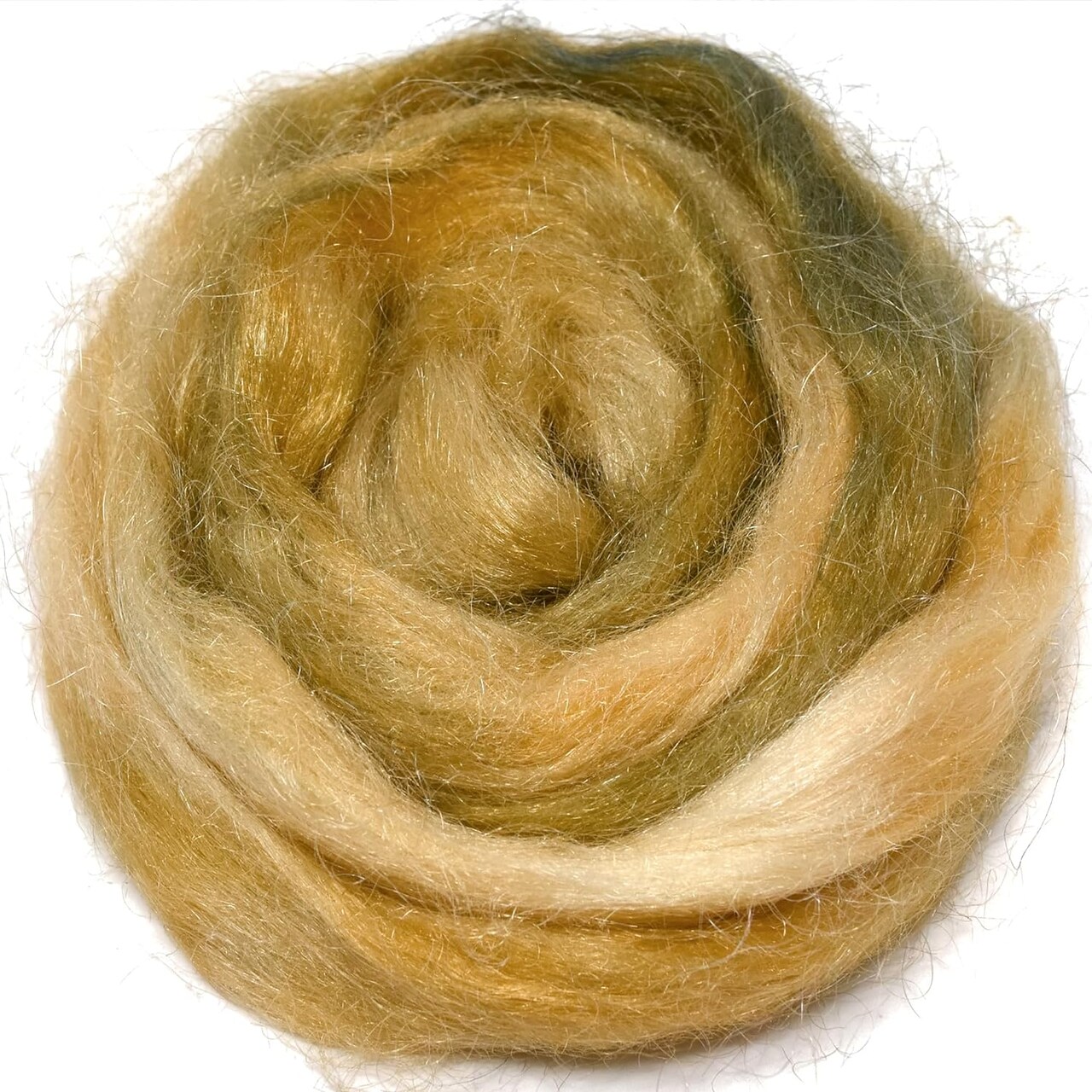 FIRESTAR Nylon Fiber for Spinning, Blending, Dyeing, Felting and Doll Making. Trilobal Nylon Combed Top
